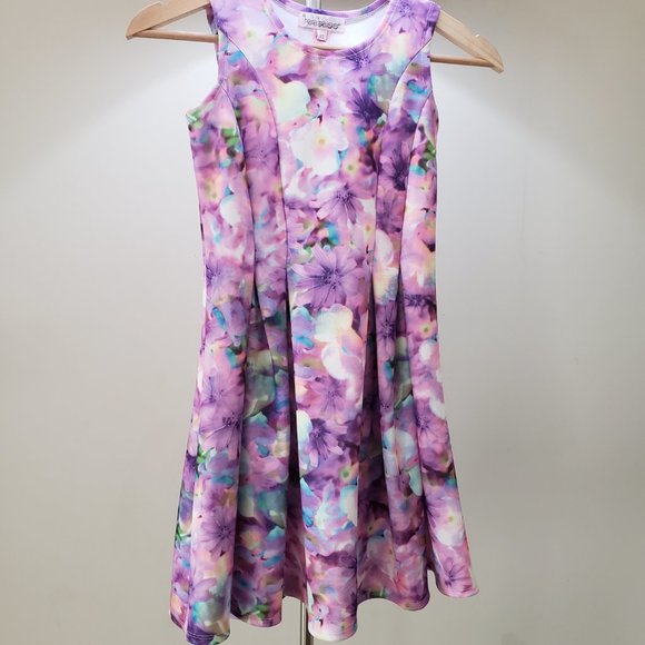 Floral Scuba Dress by Halabaloo, Girls US 10 - Picture 2 of 3